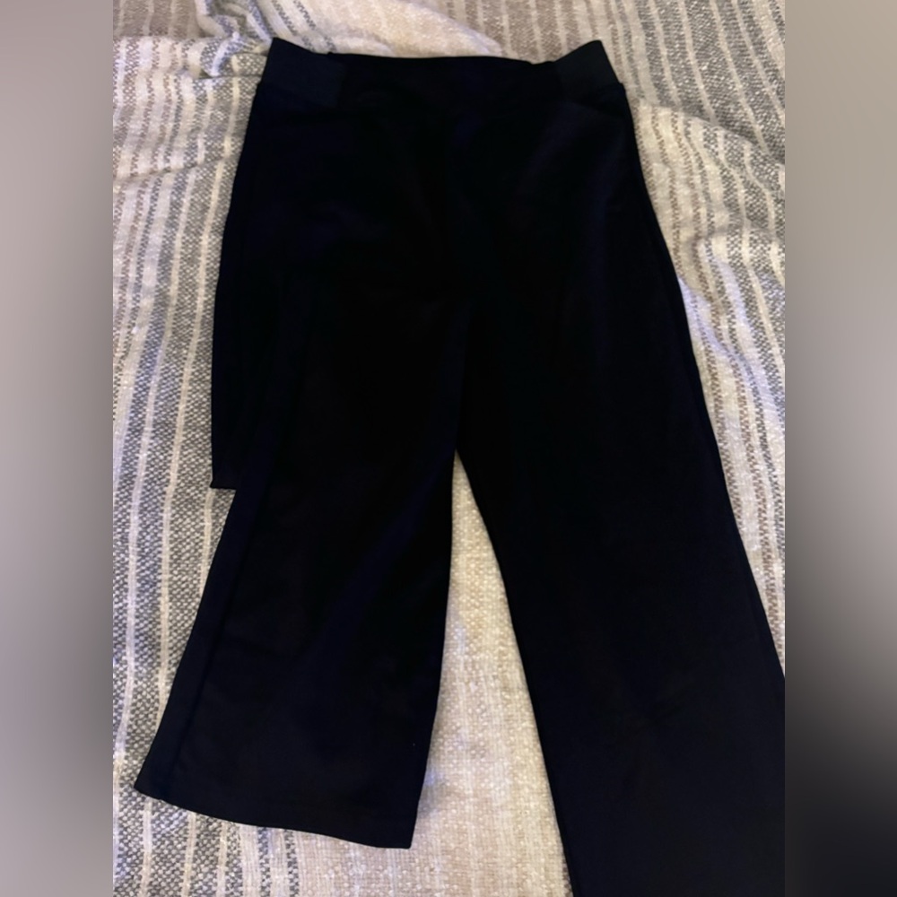 Black flare leggings size medium